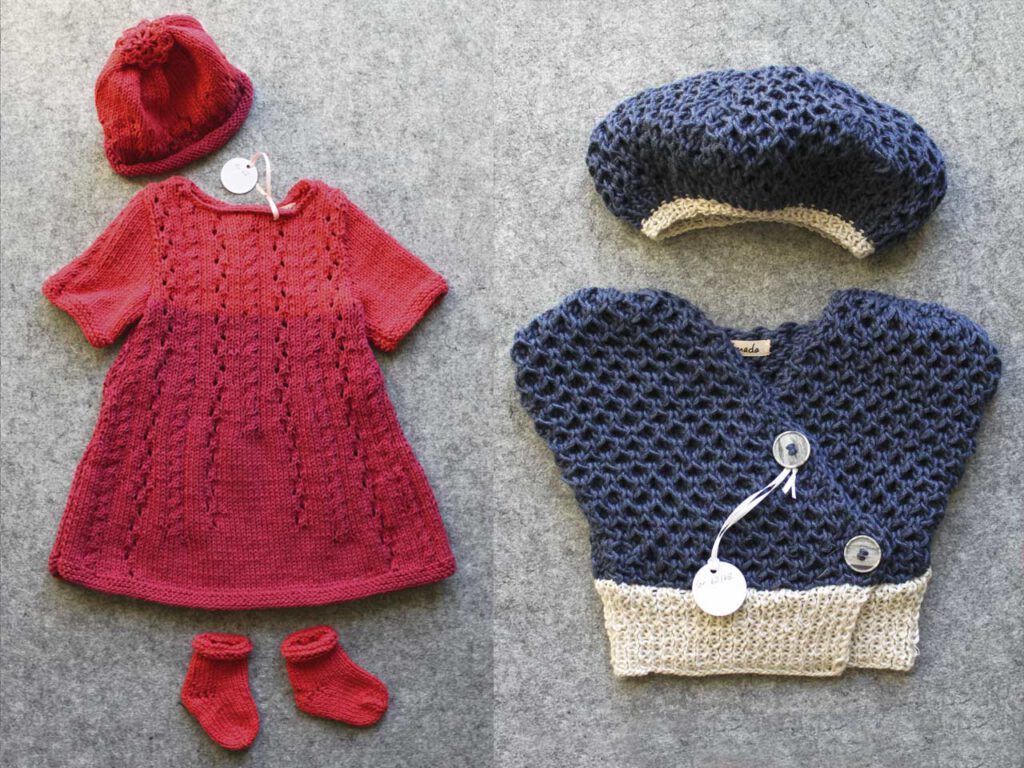 Babyjacke Kleid